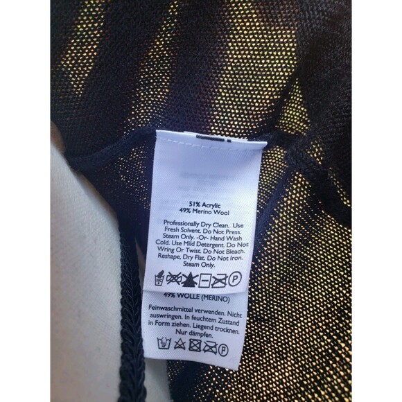 Eddie Bauer Ascent Cardigan Women’s Sz S Wool Blend Black Open Front Knit - Picture 8 of 12